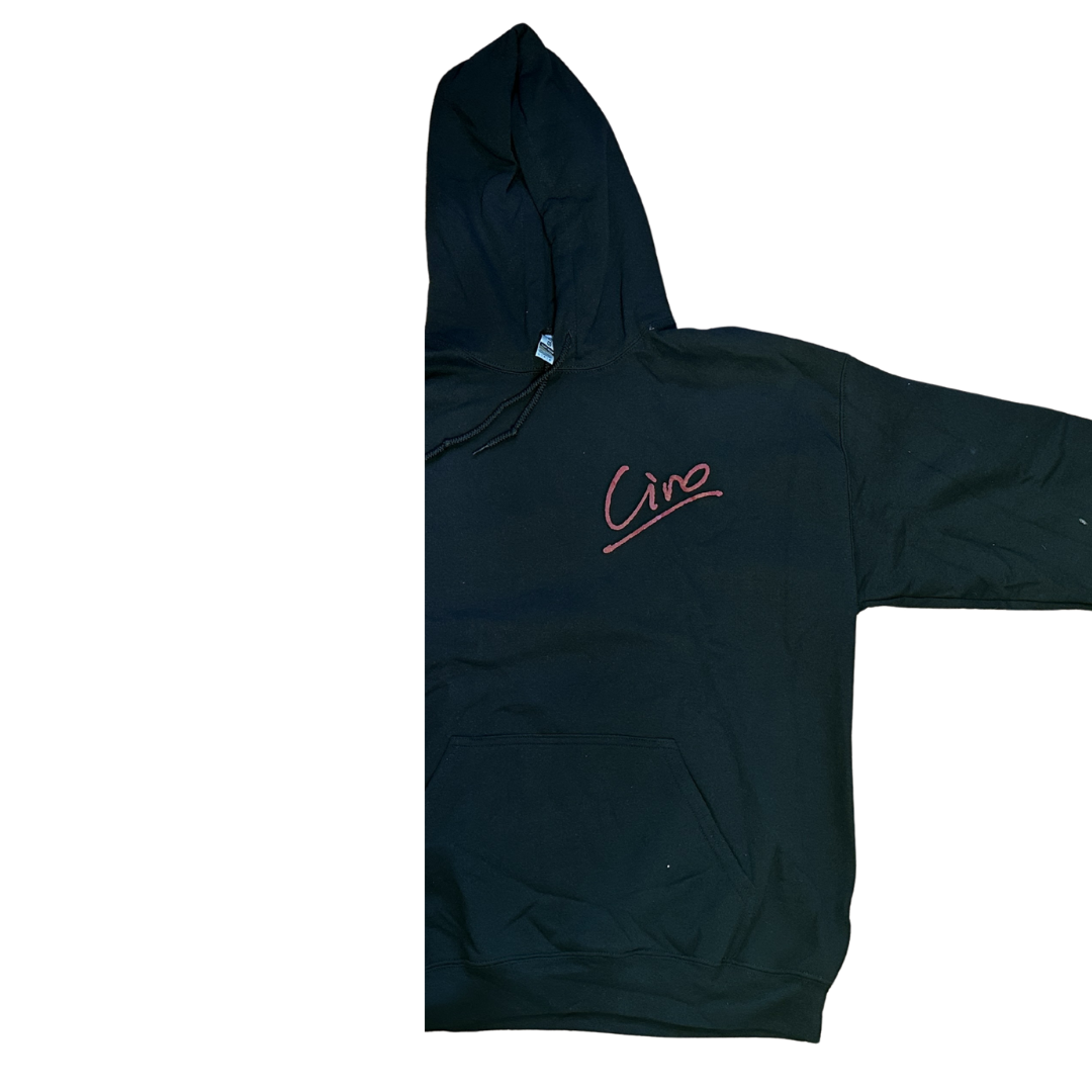 CIRO Y LOS PERSAS HOODIE BLACK -RED