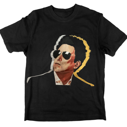 ANDRES CALAMARO BLACK TEE