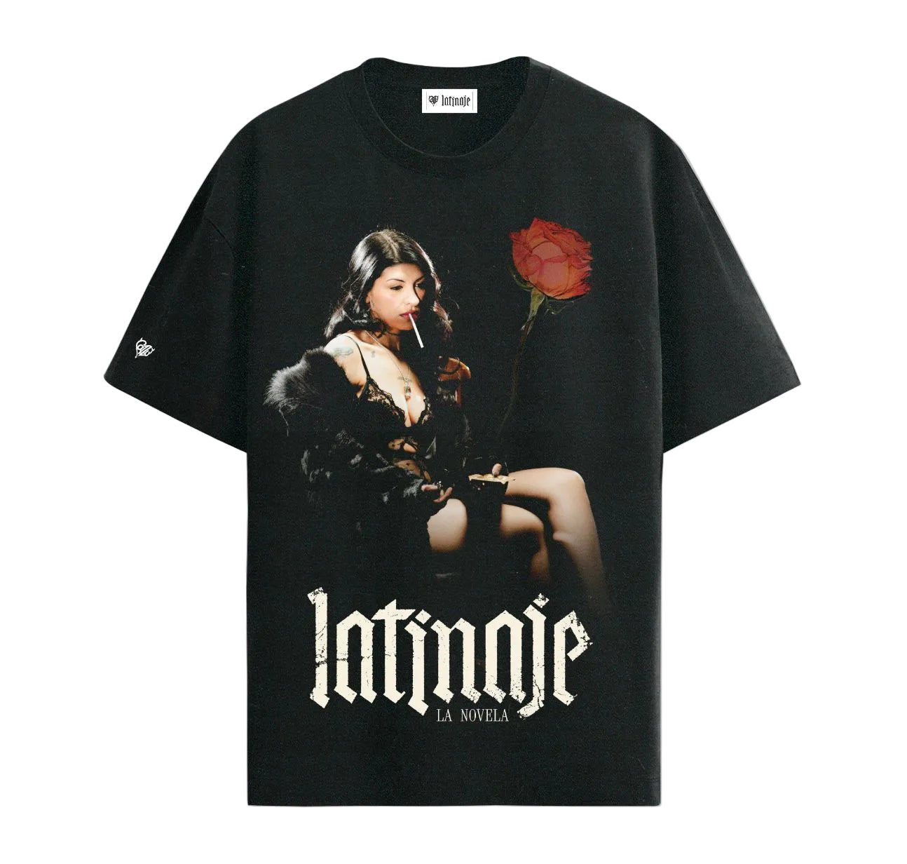 CAZZU T-SHIRT BLACK - LA NOVELA