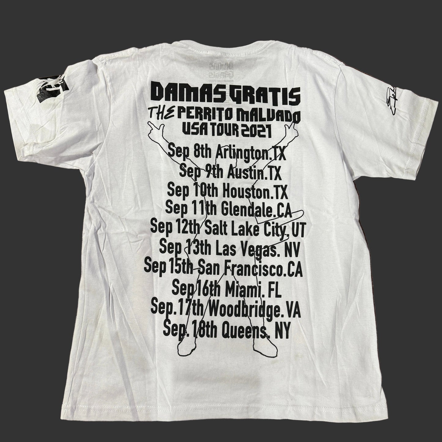 DAMAS GRATIS GIRA USA 2021 BLACK/WHITE