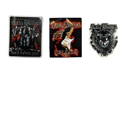 RATA BLANCA 2024 STICKERS X 3
